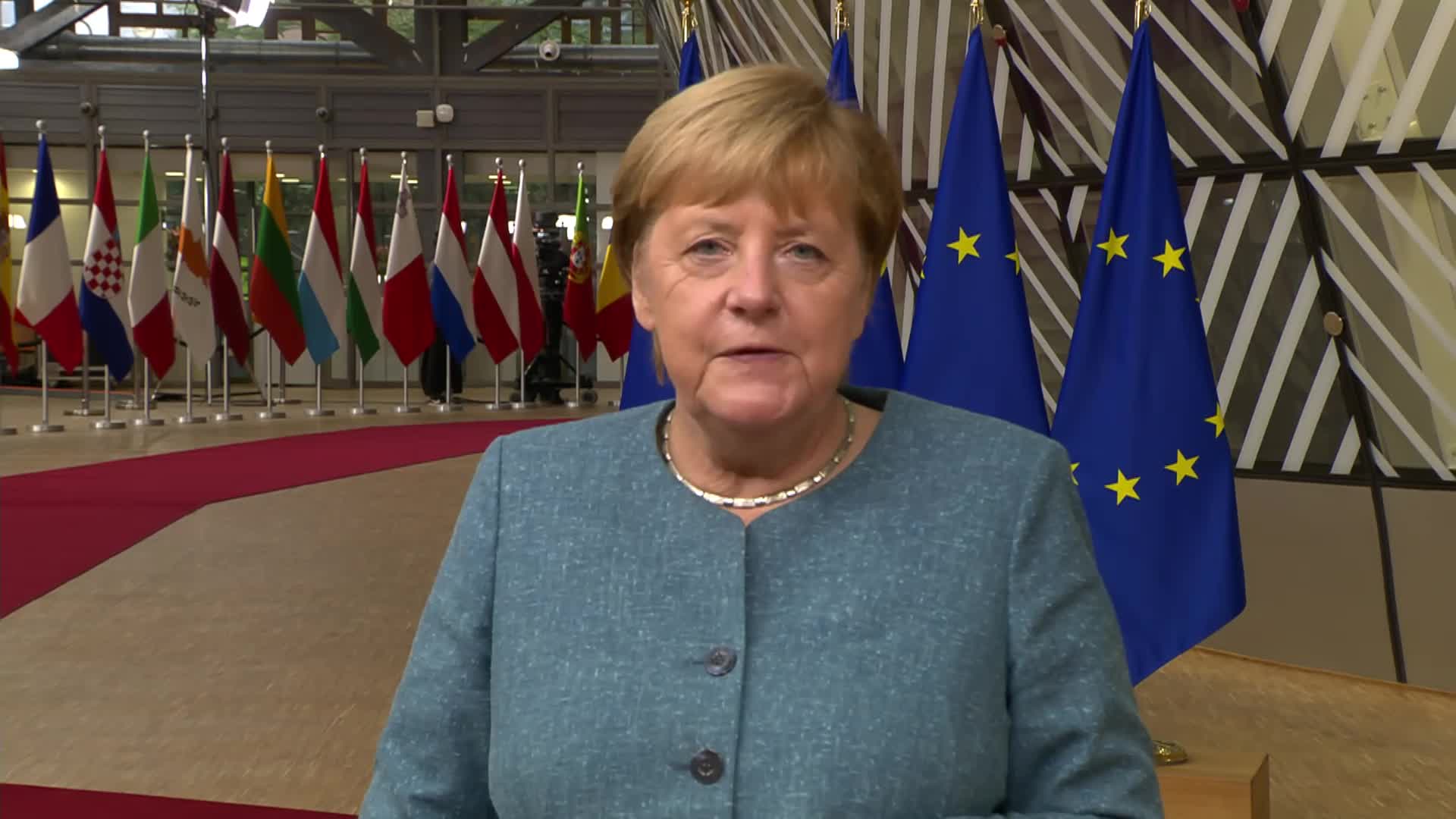 Doorstep statement by Angela Merkel, Federal Chancellor of Germany